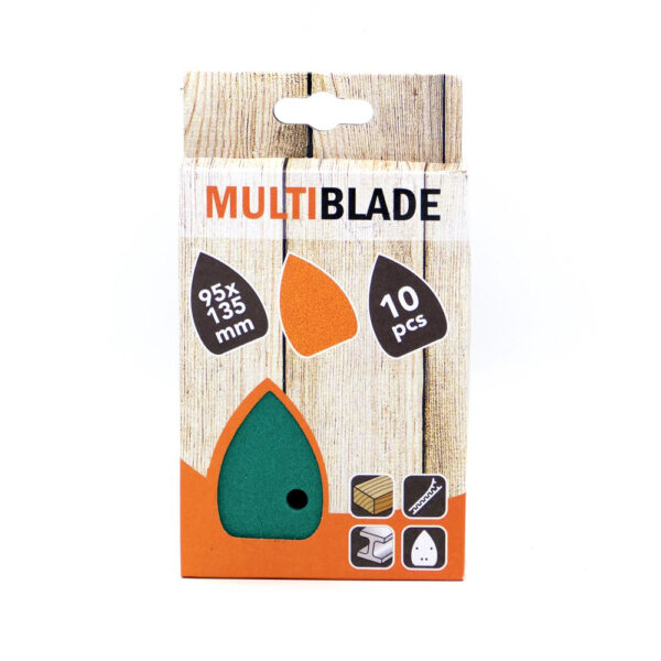 Multiblade MB135 10x schuurpapier 95x135mm k120 - Afbeelding 3